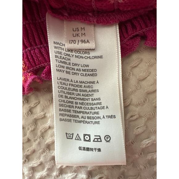 Free People Time for Shine Cropped Top Medium Purple Combo - Picture 7 of 8